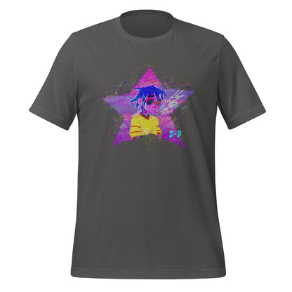 Custom 2-D Star Dark Cotton Unisex T-shirt
