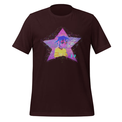 Custom 2-D Star Dark Cotton Unisex T-shirt